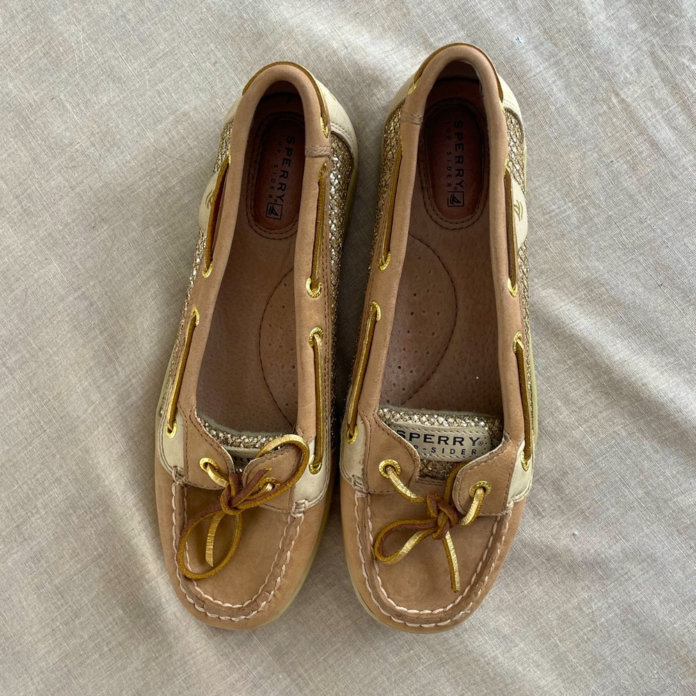 Sperry Sparkle Boat Shoes